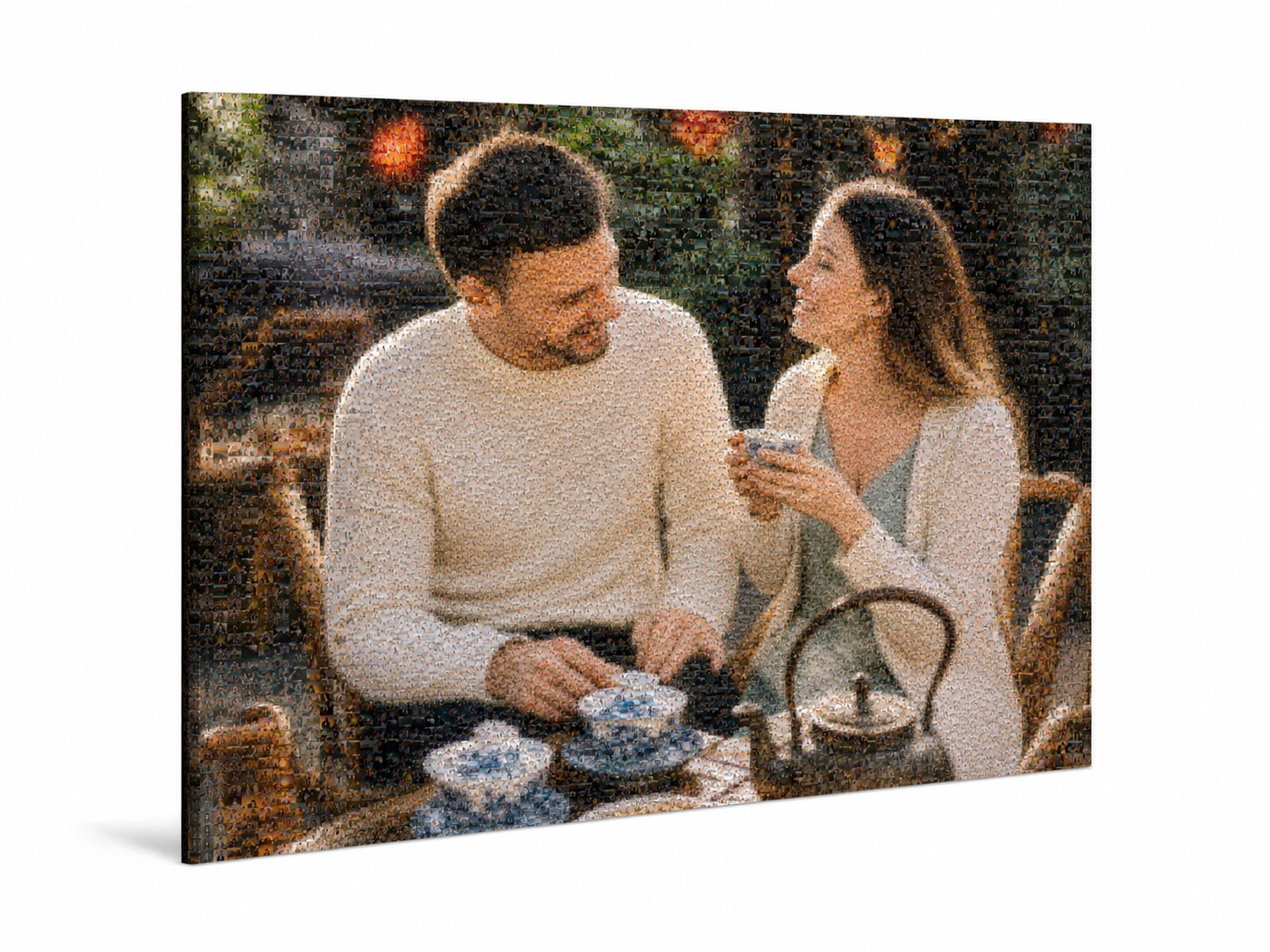 Photo mosaic printed on aluminum dibond