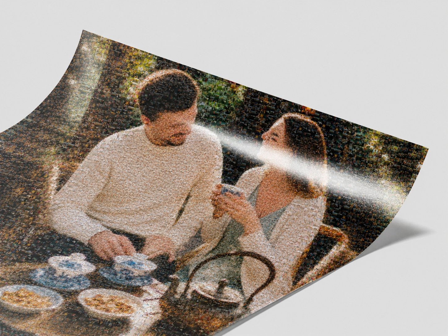 Photo mosaic printed on premium photo paper